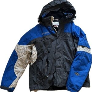 Vintage Columbia Sports Company Titanium 3-in-1 Men's Blue & Gray Ski Jacket XL